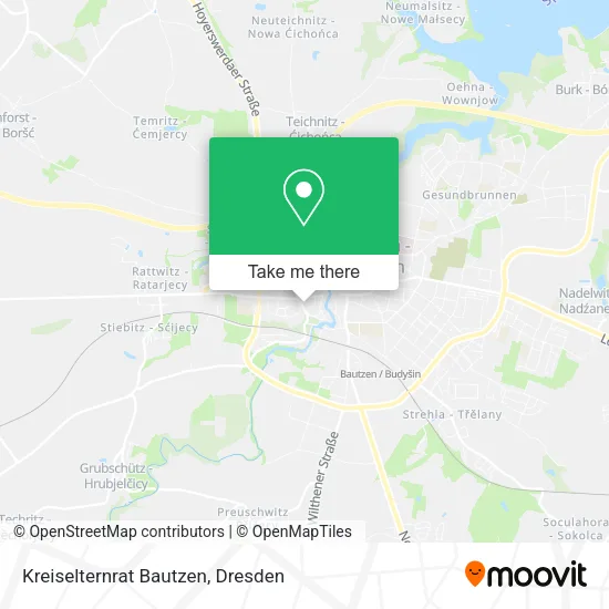 Карта Kreiselternrat Bautzen