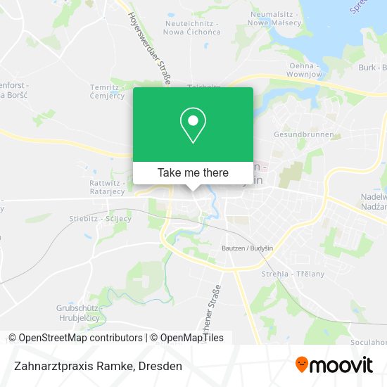 Карта Zahnarztpraxis Ramke