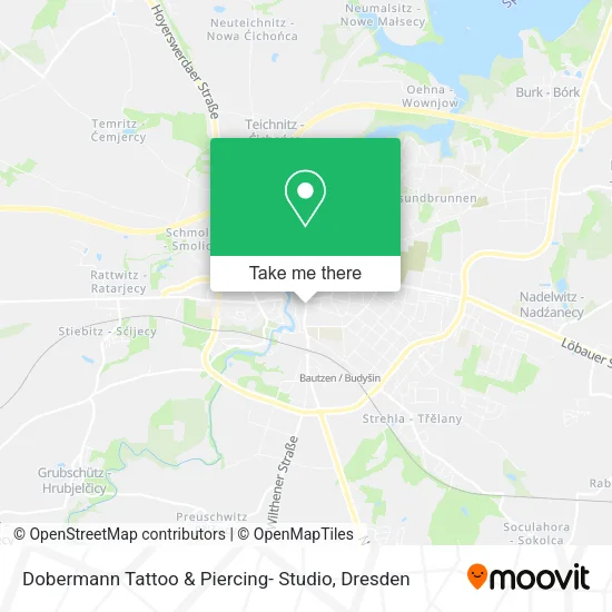 Карта Dobermann Tattoo & Piercing- Studio