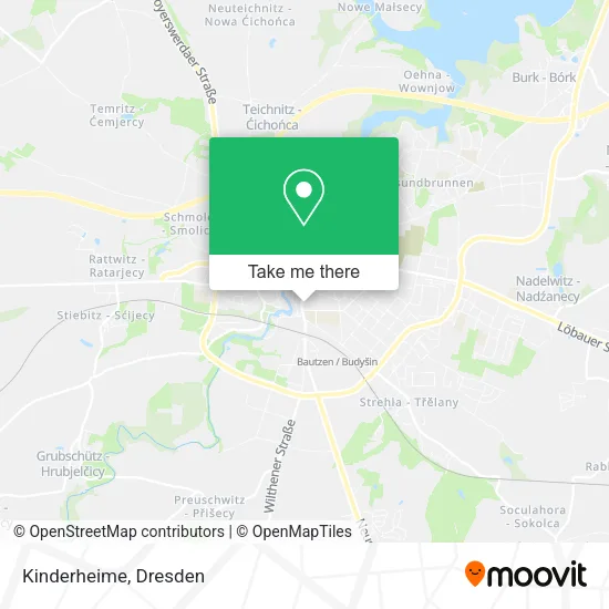 Карта Kinderheime