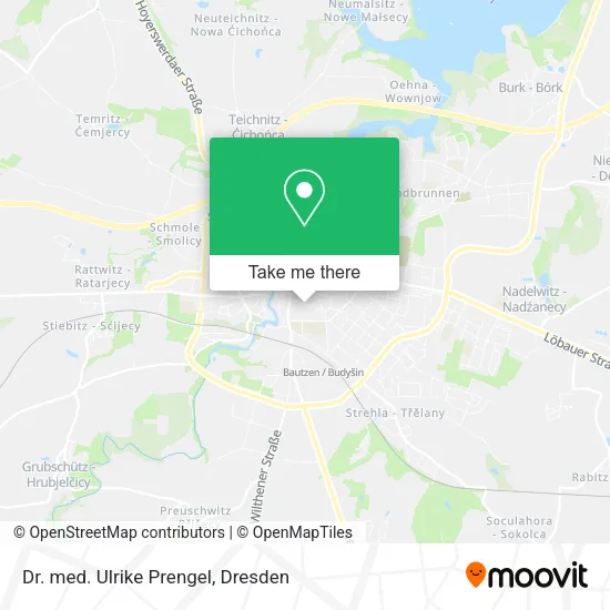 Карта Dr. med. Ulrike Prengel