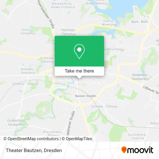 Карта Theater Bautzen