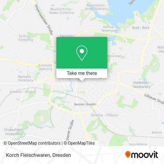 Карта Korch Fleischwaren