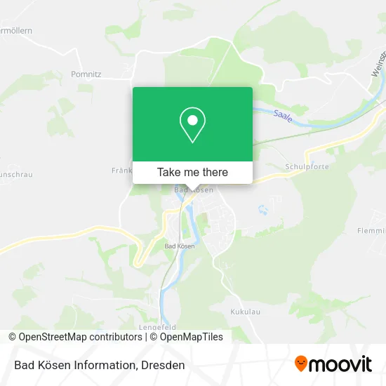 Карта Bad Kösen Information