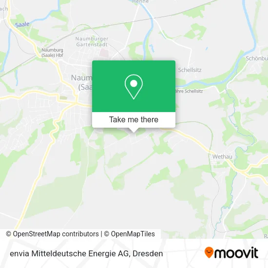 Карта envia Mitteldeutsche Energie AG