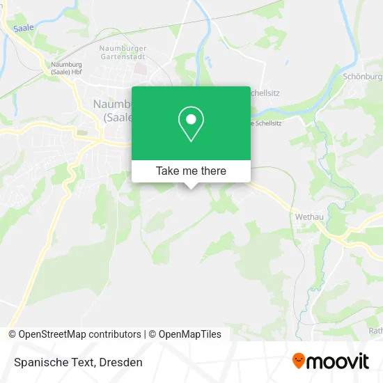 Карта Spanische Text