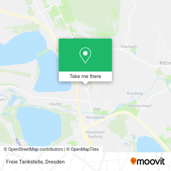 Карта Freie Tankstelle