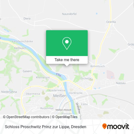 Карта Schloss Proschwitz Prinz zur Lippe