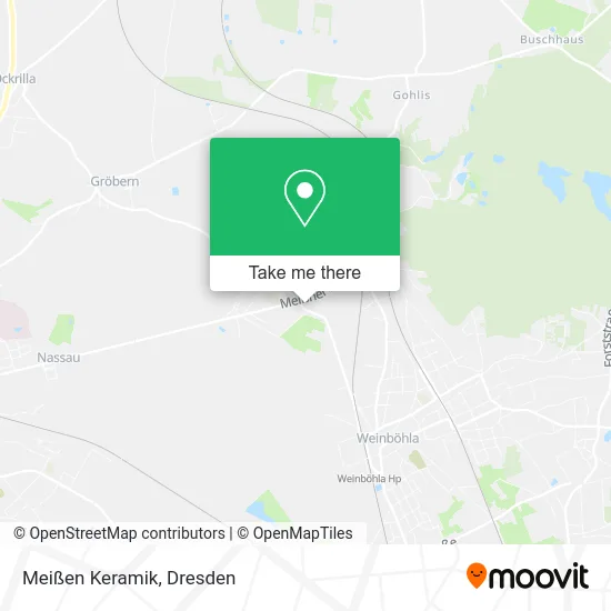 Meißen Keramik map