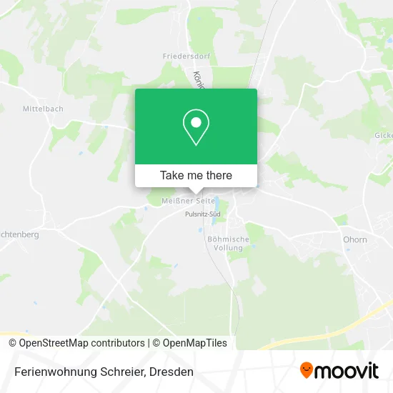 Карта Ferienwohnung Schreier