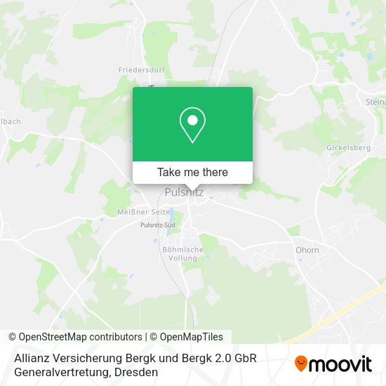 Карта Allianz Versicherung Bergk und Bergk 2.0 GbR Generalvertretung