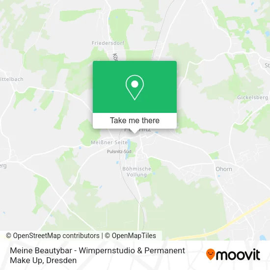 Карта Meine Beautybar - Wimpernstudio & Permanent Make Up