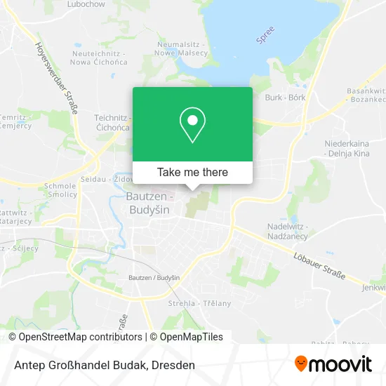 Карта Antep Großhandel Budak