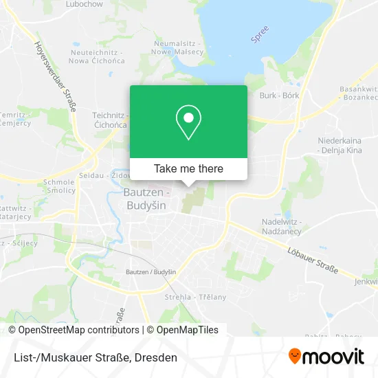 Карта List-/Muskauer Straße