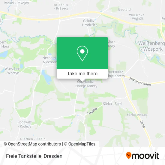 Карта Freie Tankstelle