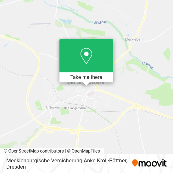 Карта Mecklenburgische Versicherung Anke Kroll-Pöttner