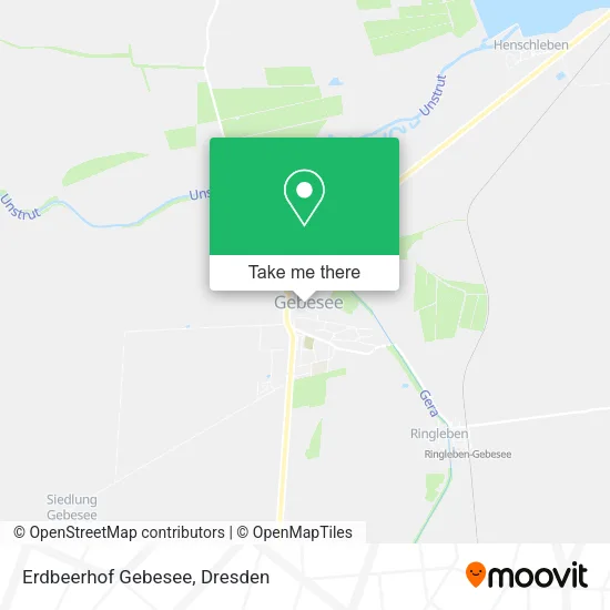 Карта Erdbeerhof Gebesee