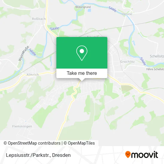 Карта Lepsiusstr./Parkstr.