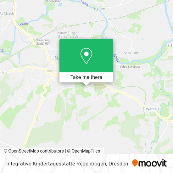 Карта Integrative Kindertagesstätte Regenbogen