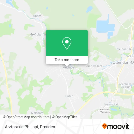 Карта Arztpraxis Philippi