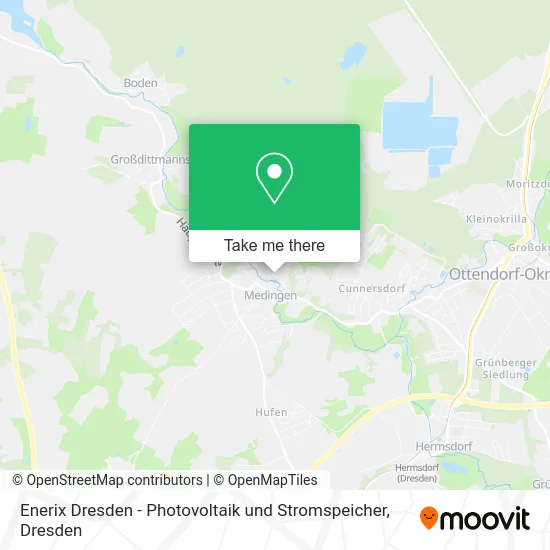 Карта Enerix Dresden - Photovoltaik und Stromspeicher