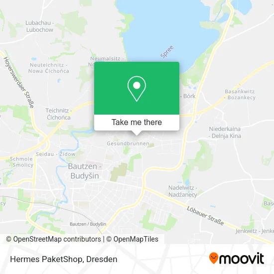 Карта Hermes PaketShop