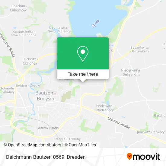 Карта Deichmann Bautzen 0569