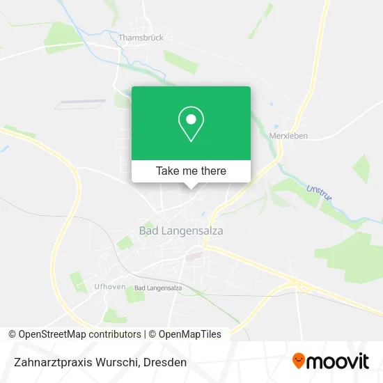 Карта Zahnarztpraxis Wurschi