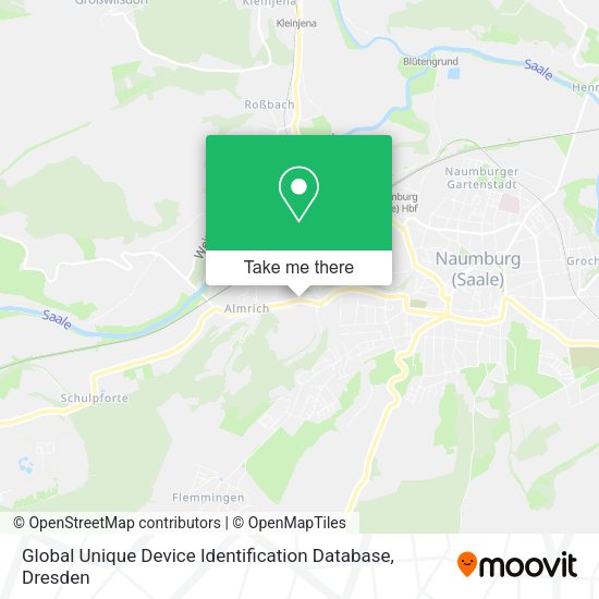 Global Unique Device Identification Database map