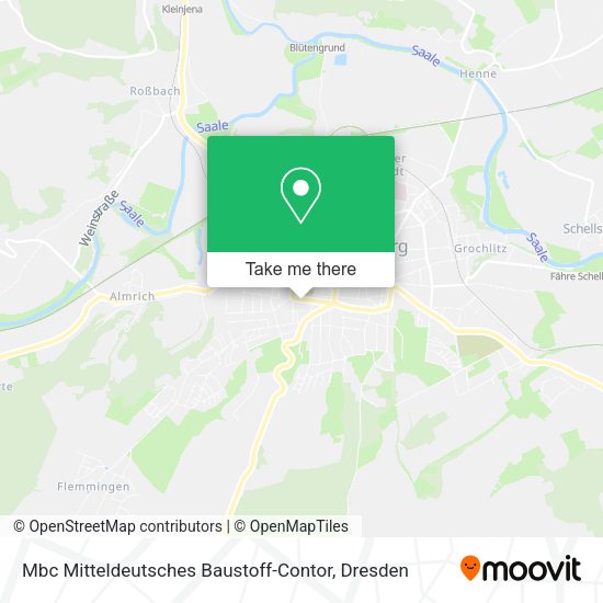 Карта Mbc Mitteldeutsches Baustoff-Contor