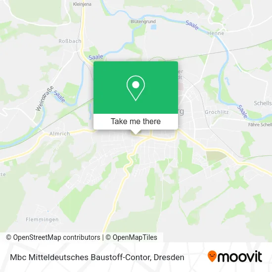 Карта Mbc Mitteldeutsches Baustoff-Contor