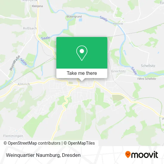 Карта Weinquartier Naumburg