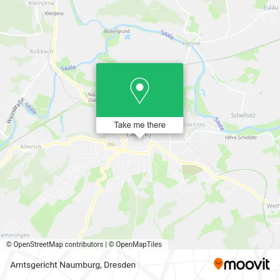 Карта Amtsgericht Naumburg