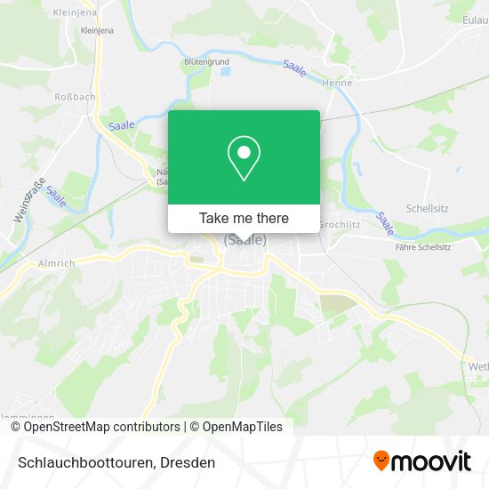Карта Schlauchboottouren