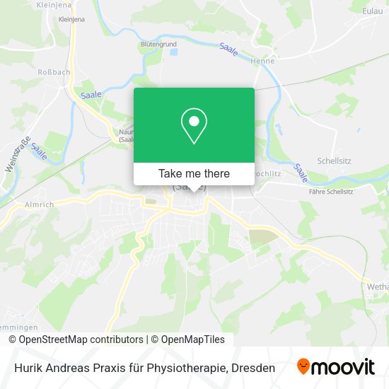 Карта Hurik Andreas Praxis für Physiotherapie