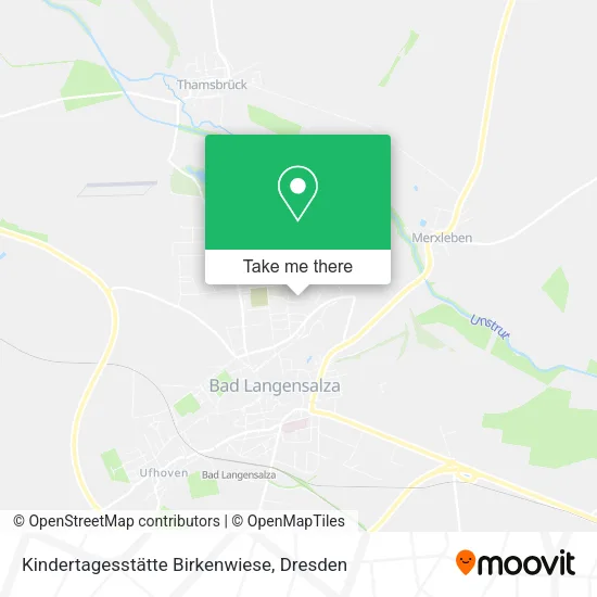 Карта Kindertagesstätte Birkenwiese