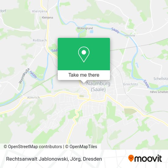 Карта Rechtsanwalt Jablonowski, Jörg