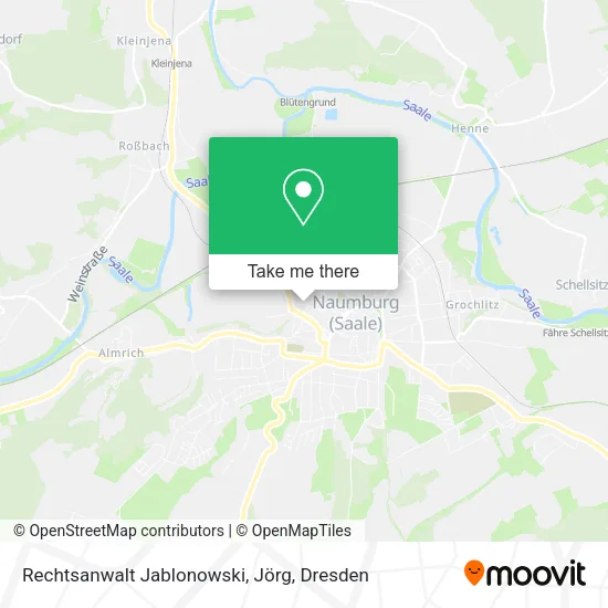 Карта Rechtsanwalt Jablonowski, Jörg