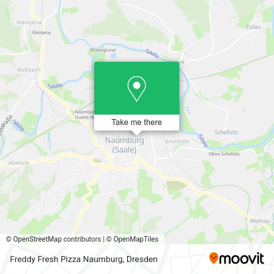 Карта Freddy Fresh Pizza Naumburg