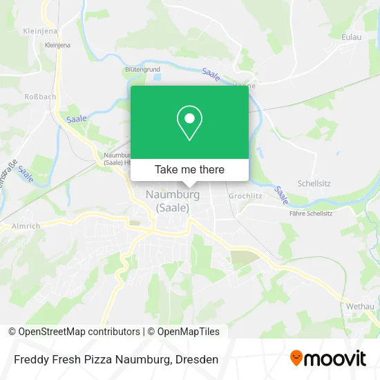 Карта Freddy Fresh Pizza Naumburg