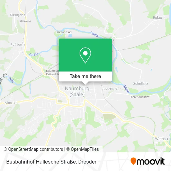 Карта Busbahnhof Hallesche Straße
