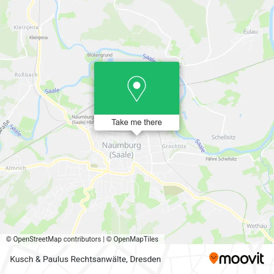 Карта Kusch & Paulus Rechtsanwälte
