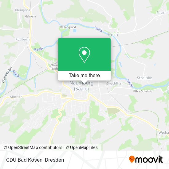 Карта CDU Bad Kösen
