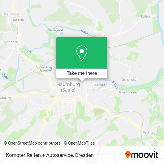 Карта Kompter Reifen + Autoservice