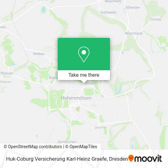 Карта Huk-Coburg Versicherung Karl-Heinz Graefe