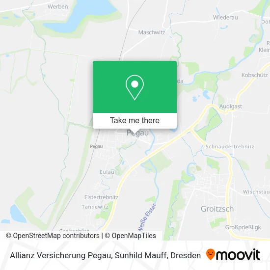 Allianz Versicherung Pegau, Sunhild Mauff map