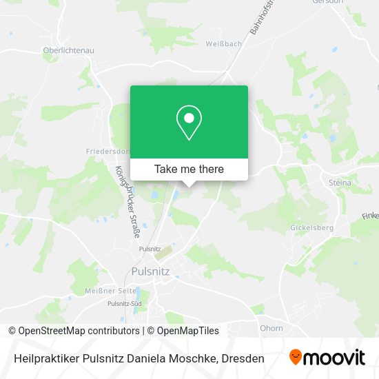 Карта Heilpraktiker Pulsnitz Daniela Moschke