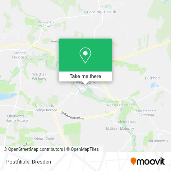Postfiliale map