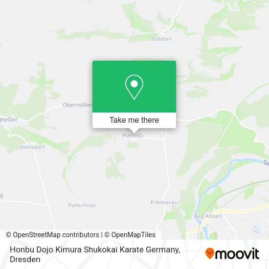 Карта Honbu Dojo Kimura Shukokai Karate Germany