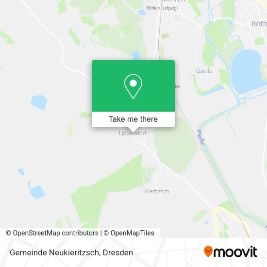 Карта Gemeinde Neukieritzsch